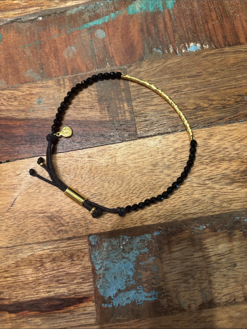 Gorjana Power Gemstone Bracelet Black MSRP $50